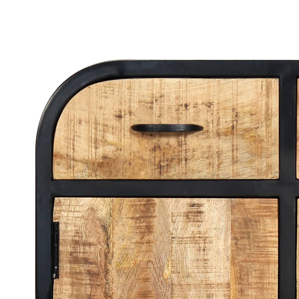 Buffet 60x30x75 cm Bois de manguier massif et fer - XIOS
