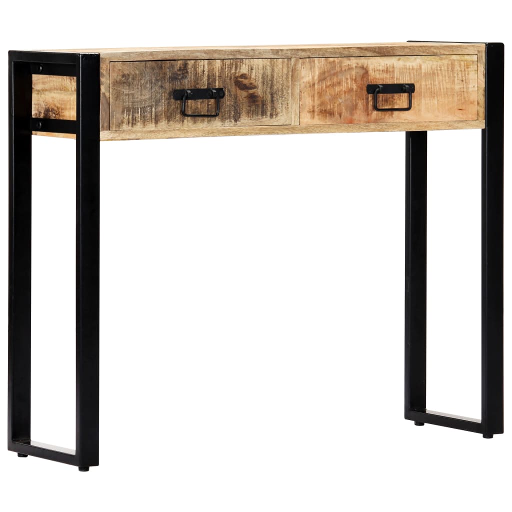Table console 90 x 30 x 75 cm Bois de manguier massif - XIOS