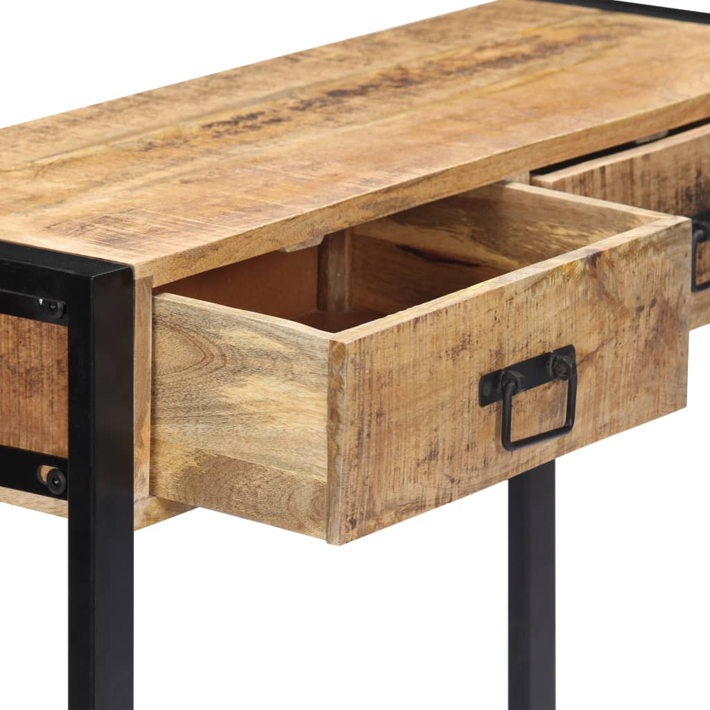 Table console 90 x 30 x 75 cm Bois de manguier massif - XIOS