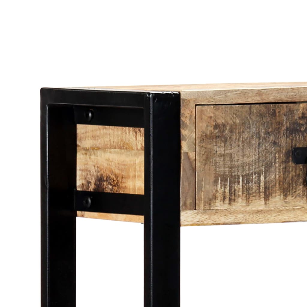 Table console 90 x 30 x 75 cm Bois de manguier massif - XIOS