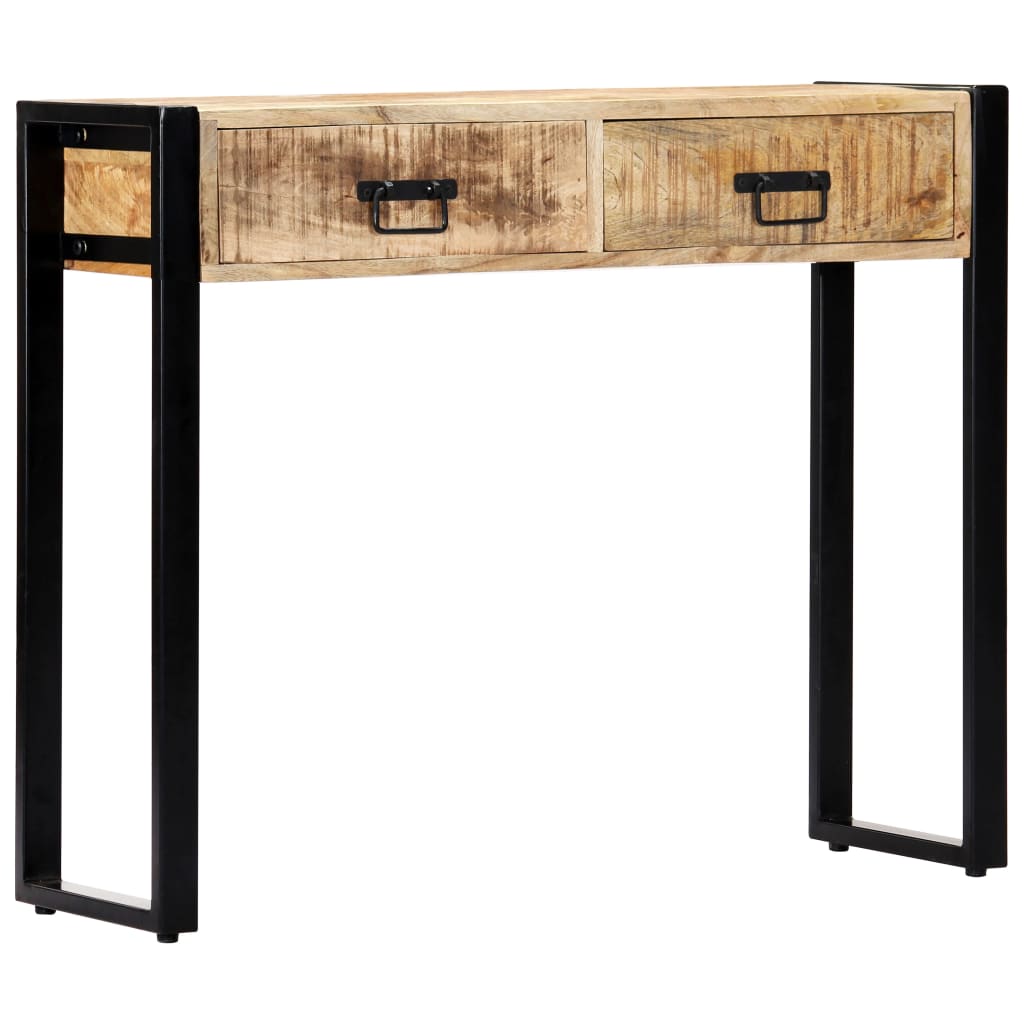 Table console 90 x 30 x 75 cm Bois de manguier massif - XIOS