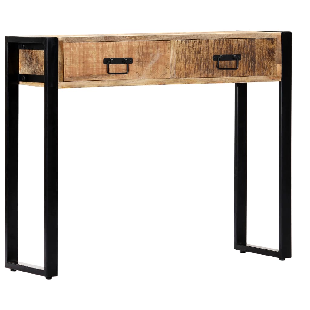 Table console 90 x 30 x 75 cm Bois de manguier massif - XIOS