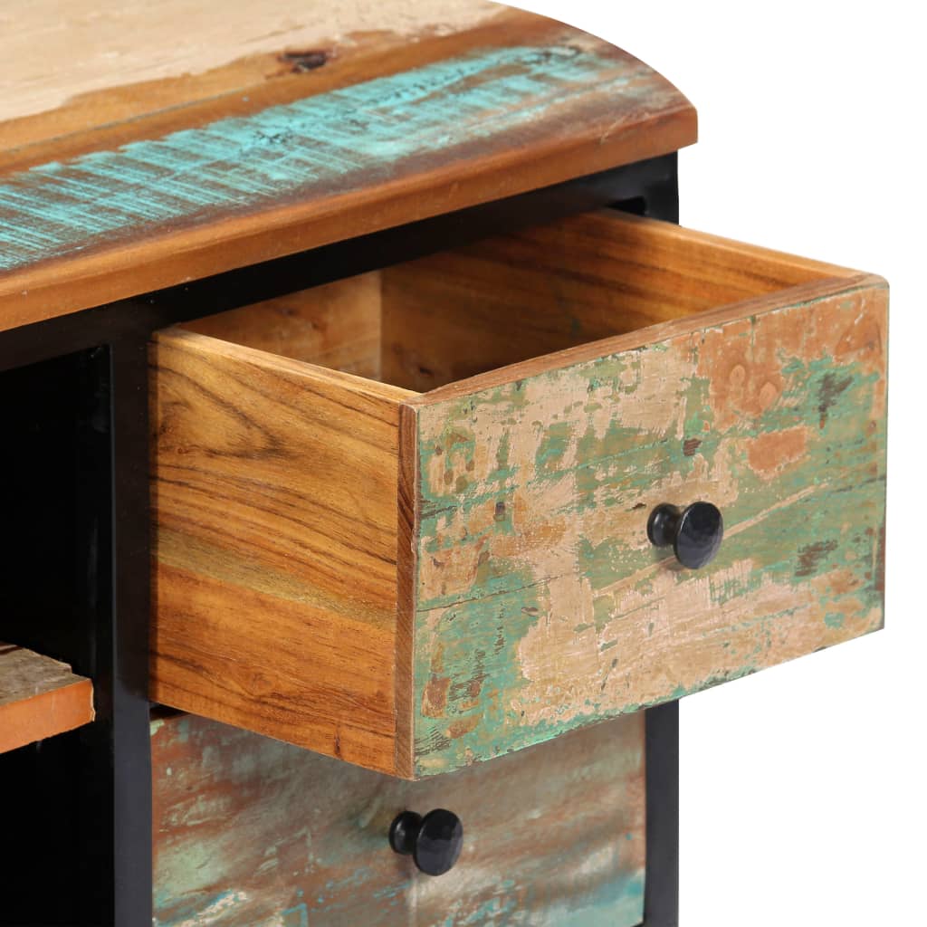 Meuble TV 120x30x45 cm Bois de récupération massif - XIOS