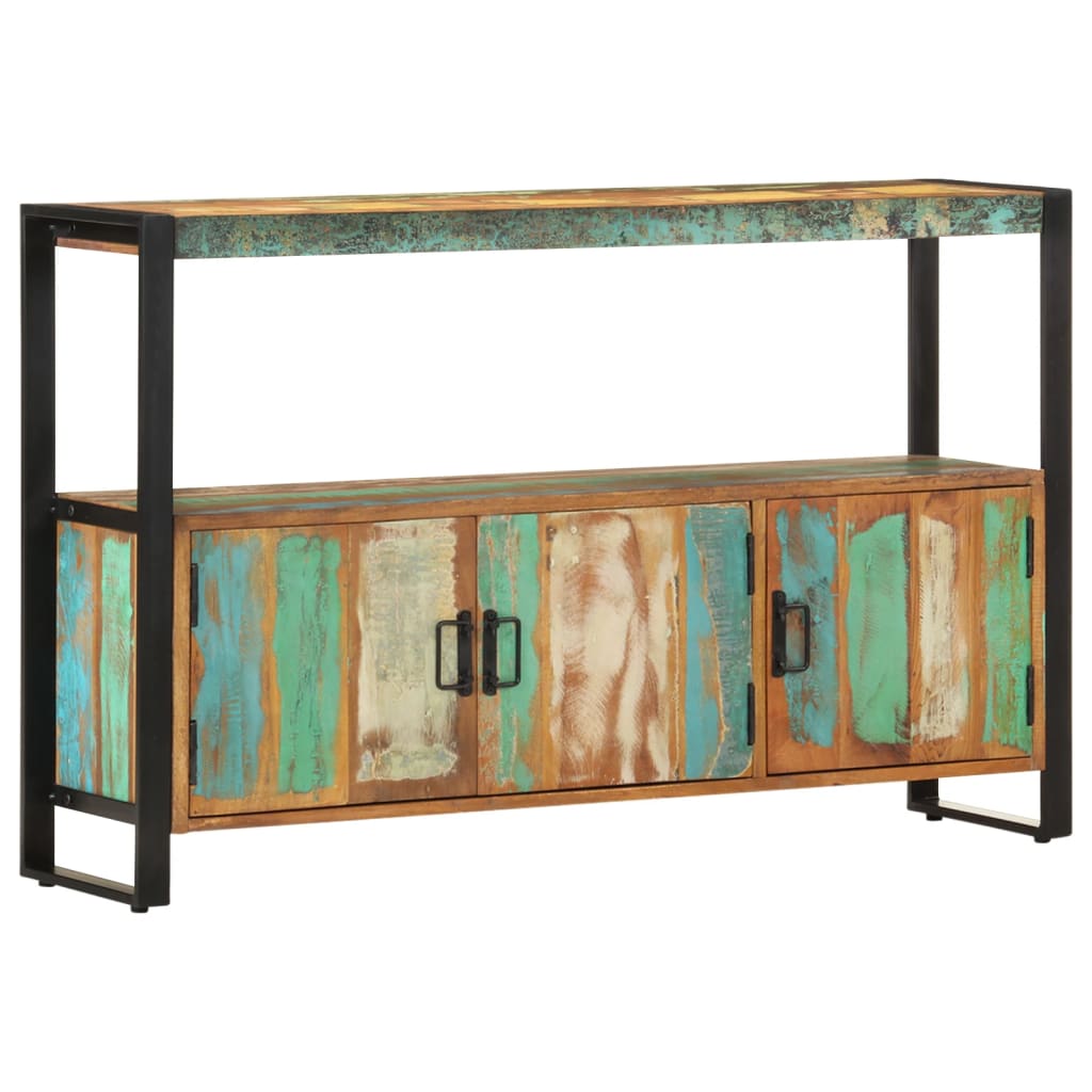 Buffet 120x30x75 cm Bois de récupération solide - XIOS