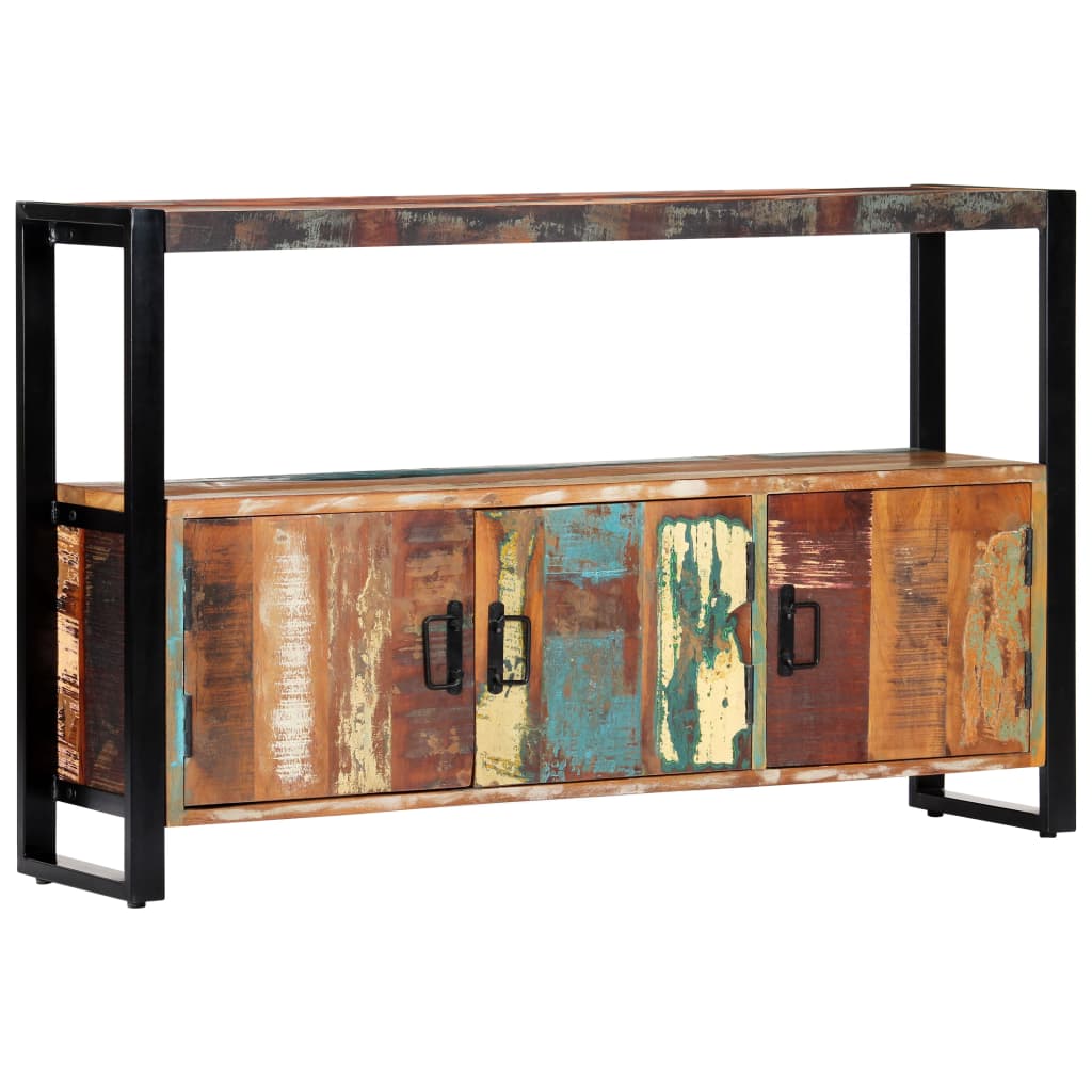 Buffet 120x30x75 cm Bois de récupération solide - XIOS