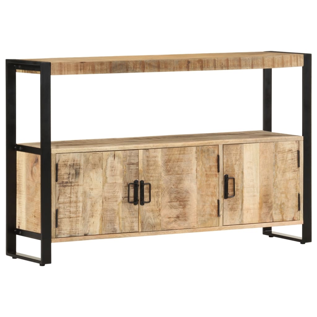 Armoire latérale 120x30x75 cm Bois de manguier solide - XIOS