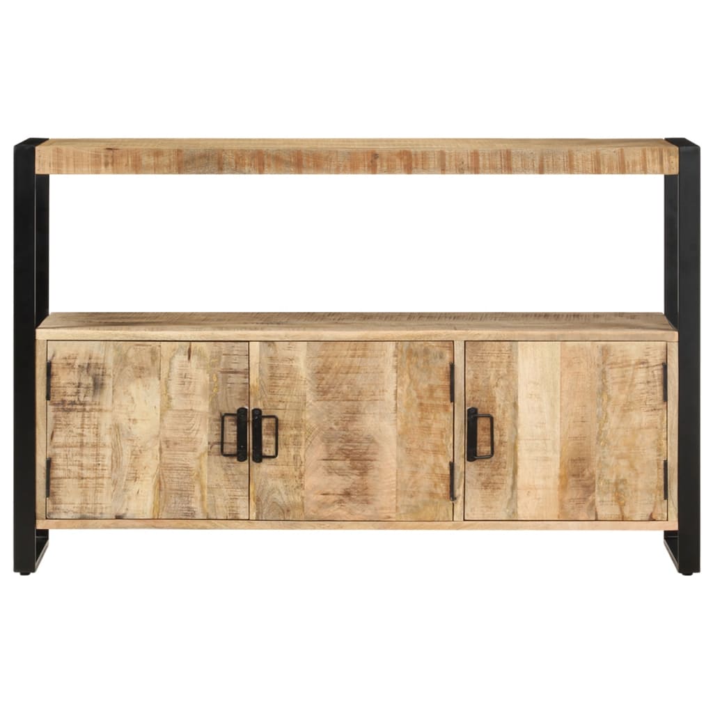 Armoire latérale 120x30x75 cm Bois de manguier solide - XIOS