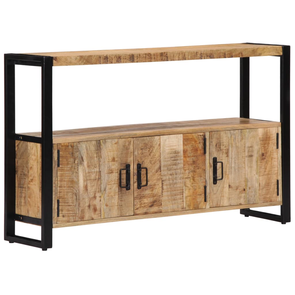 Armoire latérale 120x30x75 cm Bois de manguier solide - XIOS
