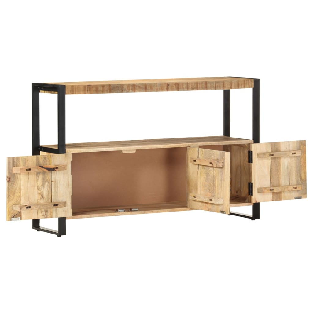 Armoire latérale 120x30x75 cm Bois de manguier solide - XIOS