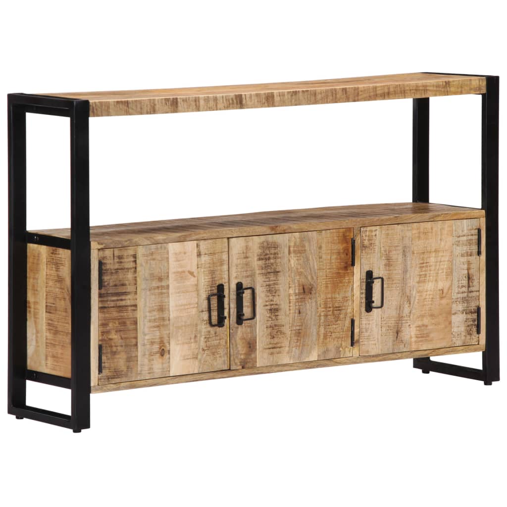 Armoire latérale 120x30x75 cm Bois de manguier solide - XIOS