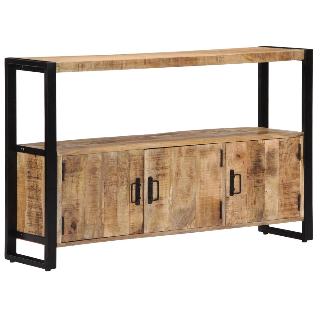 Armoire latérale 120x30x75 cm Bois de manguier solide - XIOS