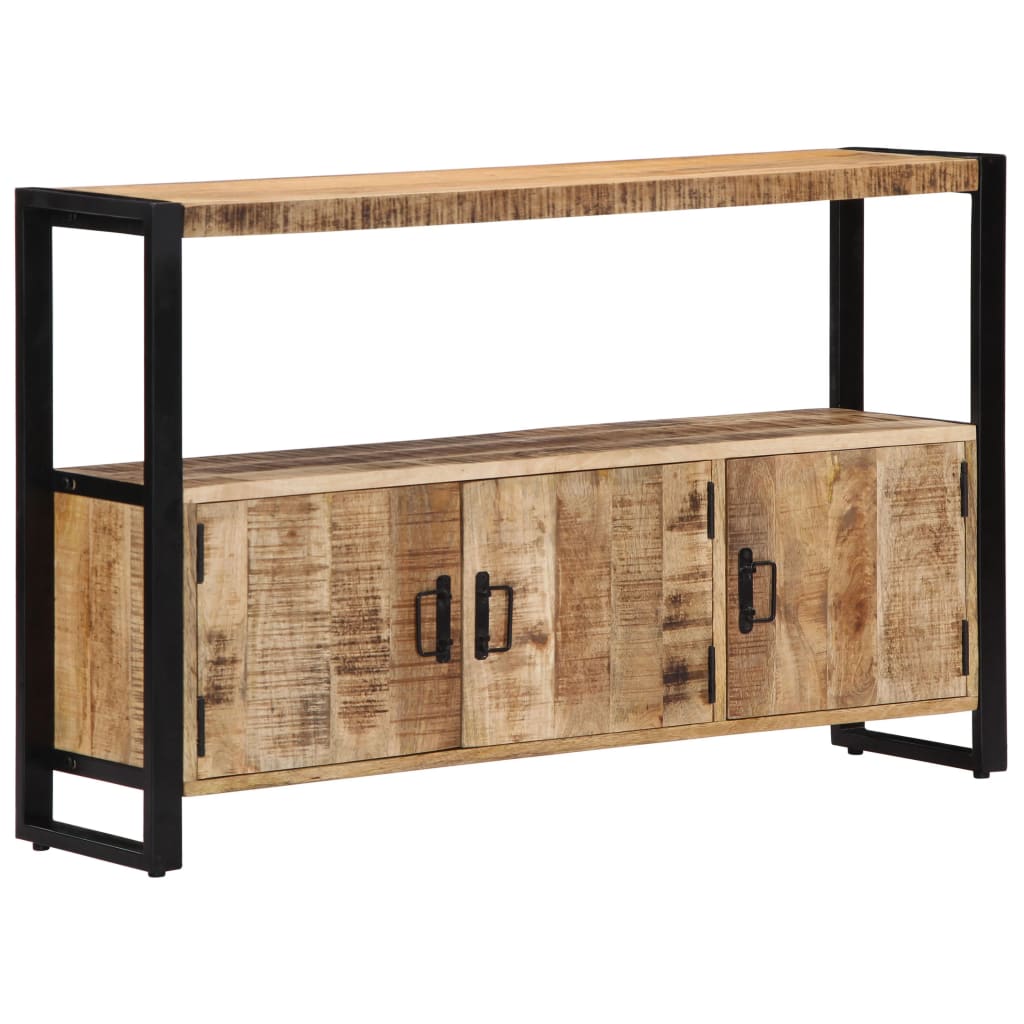 Armoire latérale 120x30x75 cm Bois de manguier solide - XIOS