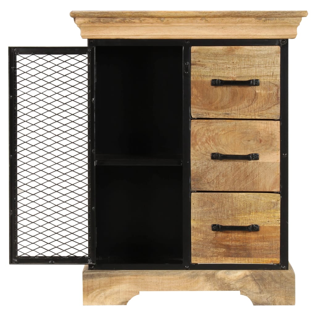Buffet 60x30x75 cm Bois de manguier massif - XIOS