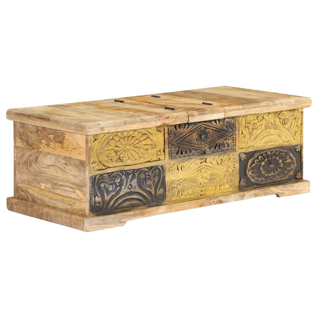 Table basse 100x50x35 cm Bois de manguier massif - XIOS