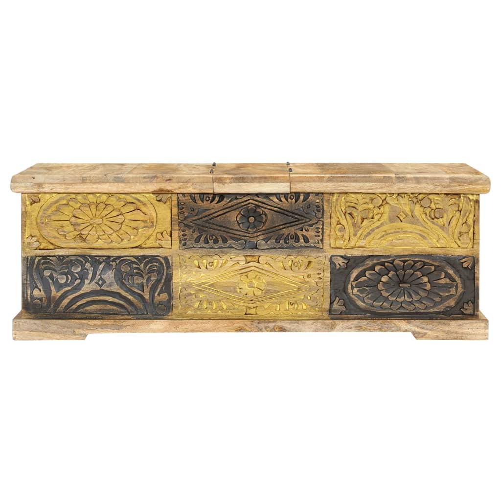 Table basse 100x50x35 cm Bois de manguier massif - XIOS