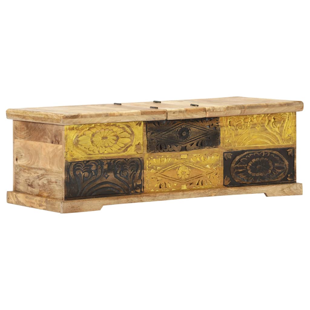 Table basse 100x50x35 cm Bois de manguier massif - XIOS