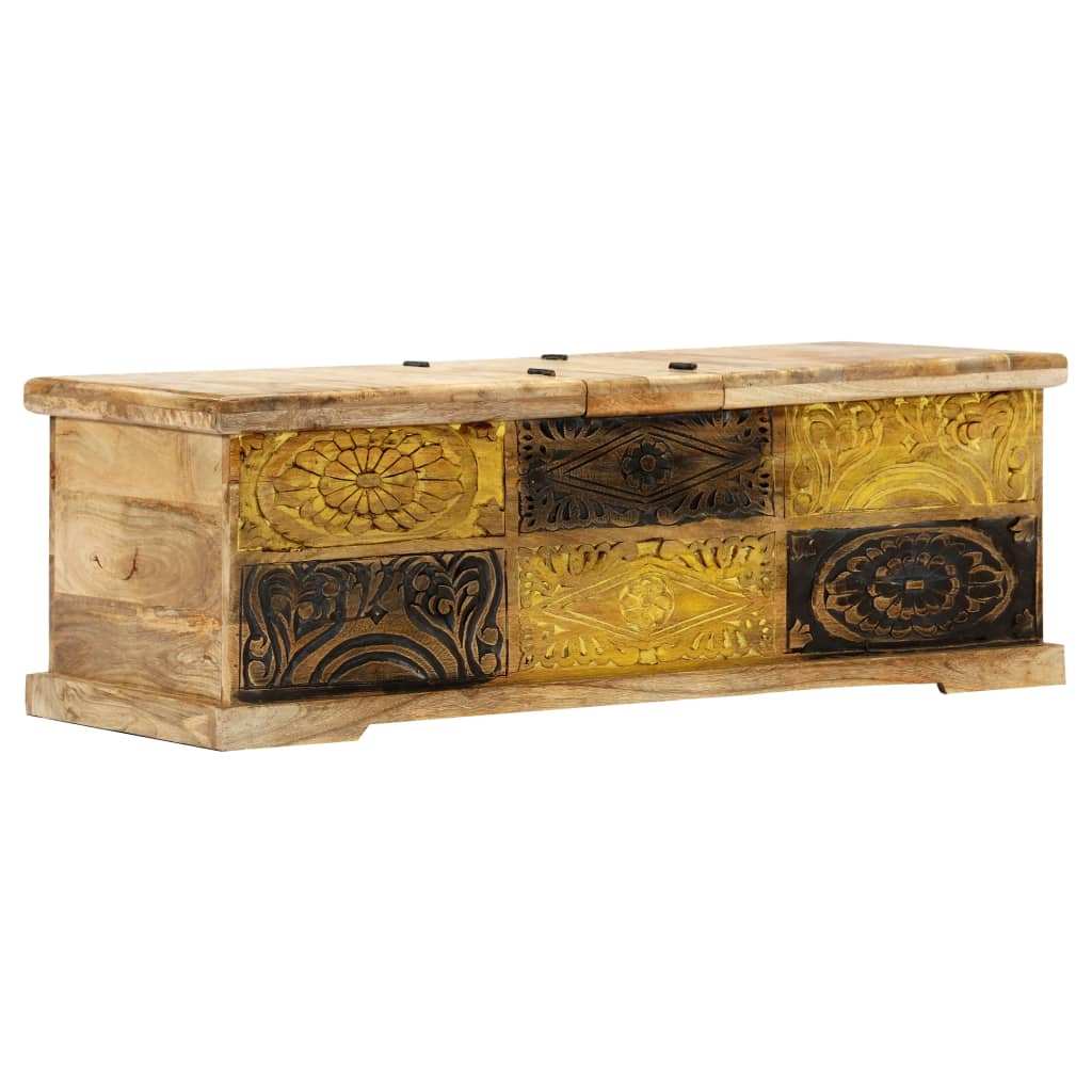 Table basse 100x50x35 cm Bois de manguier massif - XIOS