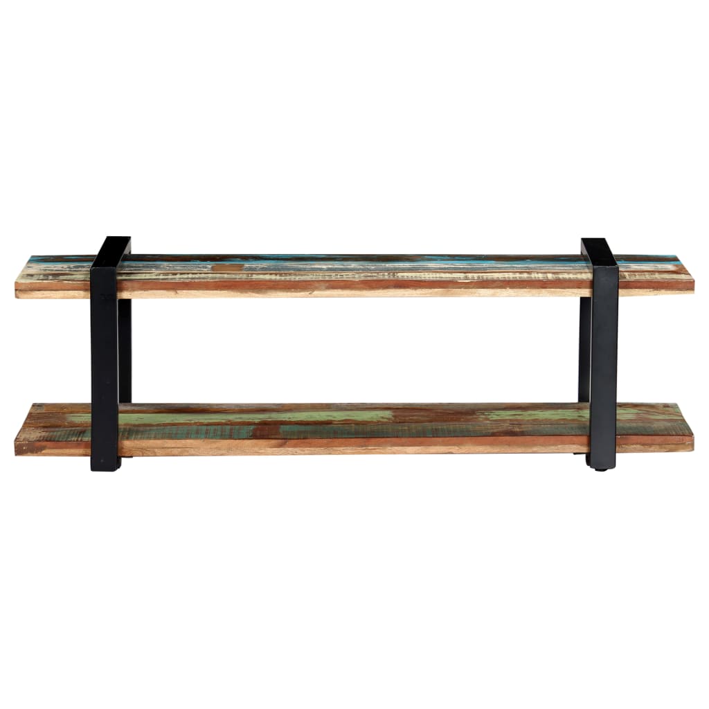Meuble TV 130x40x40 cm Bois de récupération massif - XIOS