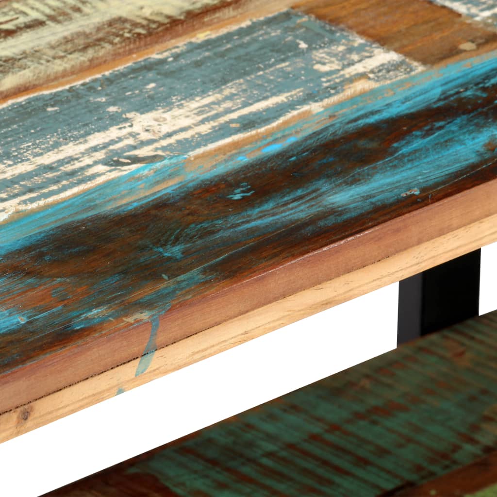 Meuble TV 130x40x40 cm Bois de récupération massif - XIOS