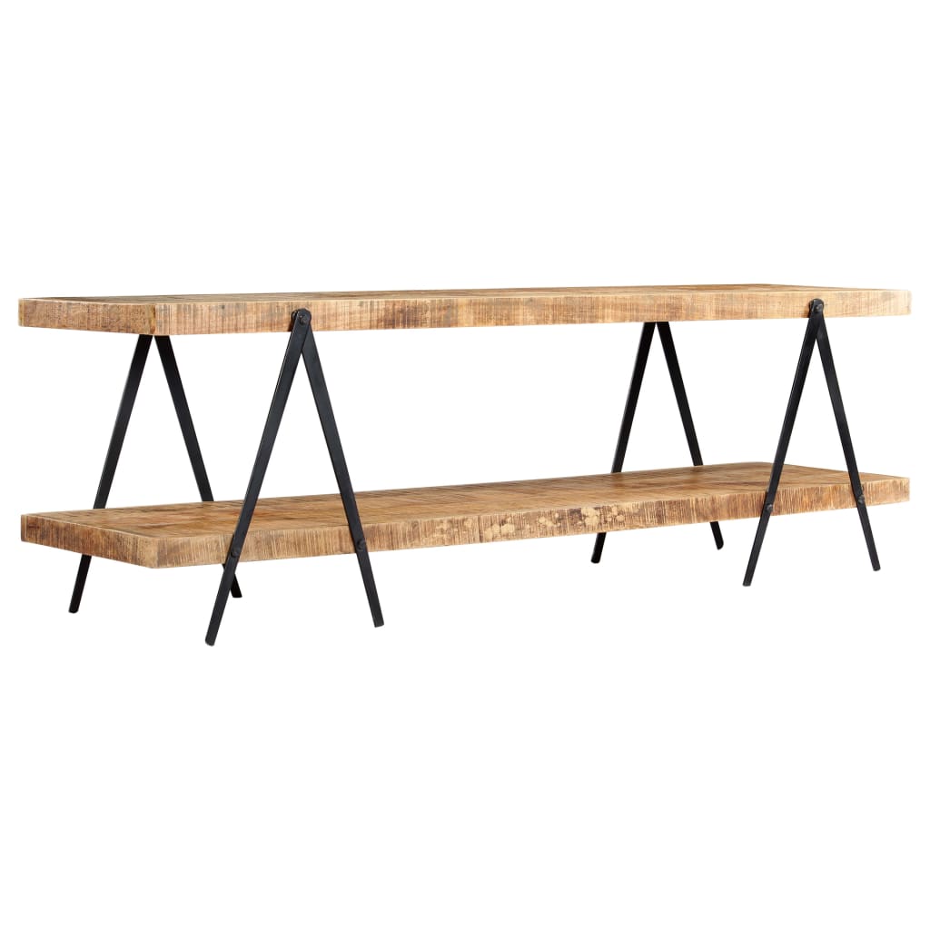 Meuble TV 160x40x50 cm Bois solide de manguier - XIOS