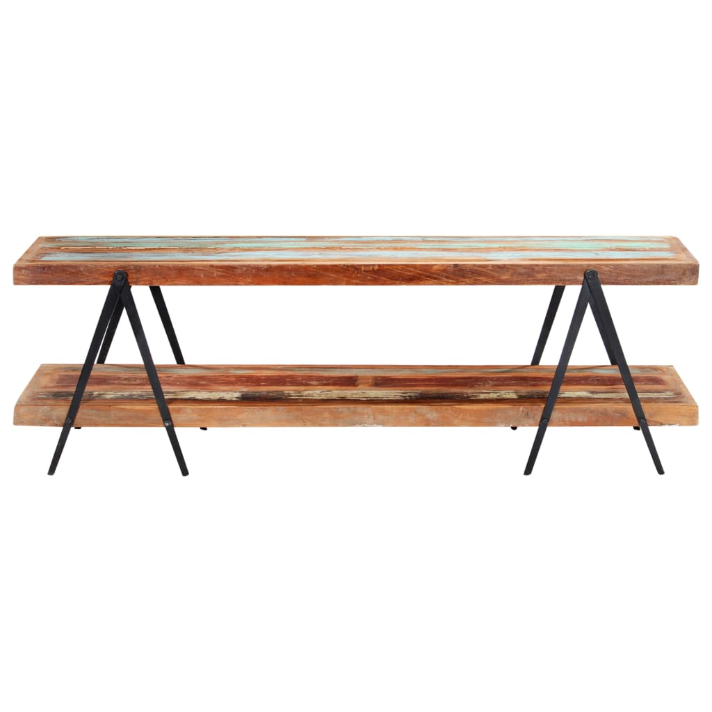 Meuble TV 160x40x50 cm Bois de récupération massif - XIOS