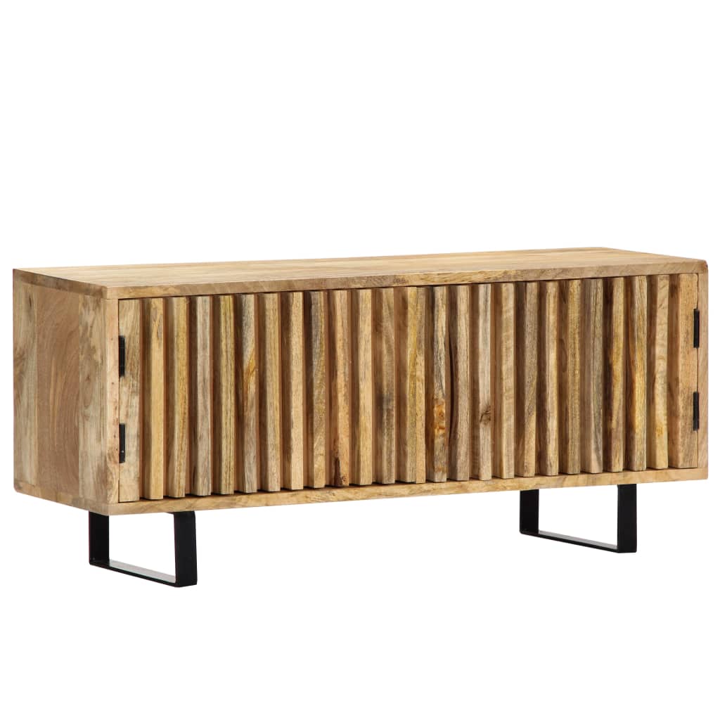 Meuble TV 90x30x40 cm Bois de manguier massif - XIOS