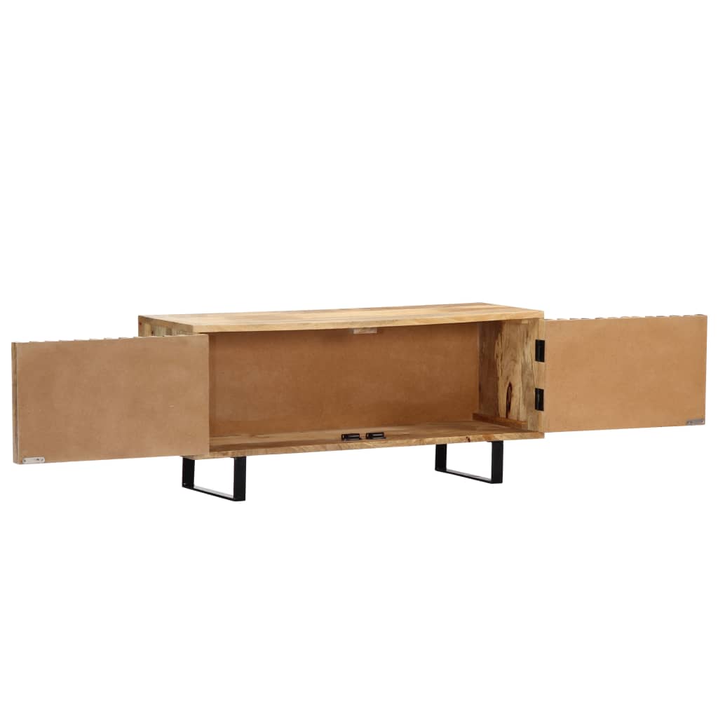 Meuble TV 90x30x40 cm Bois de manguier massif - XIOS