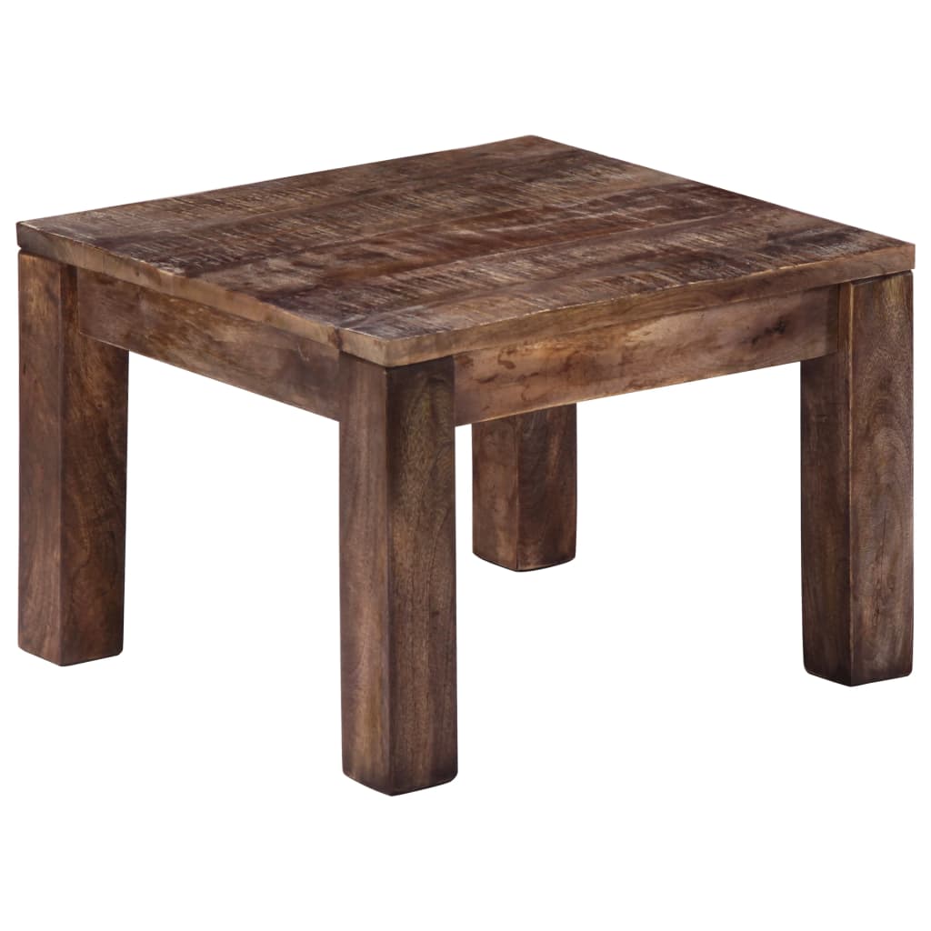 Table basse 50x50x35 cm Bois de manguier massif - XIOS