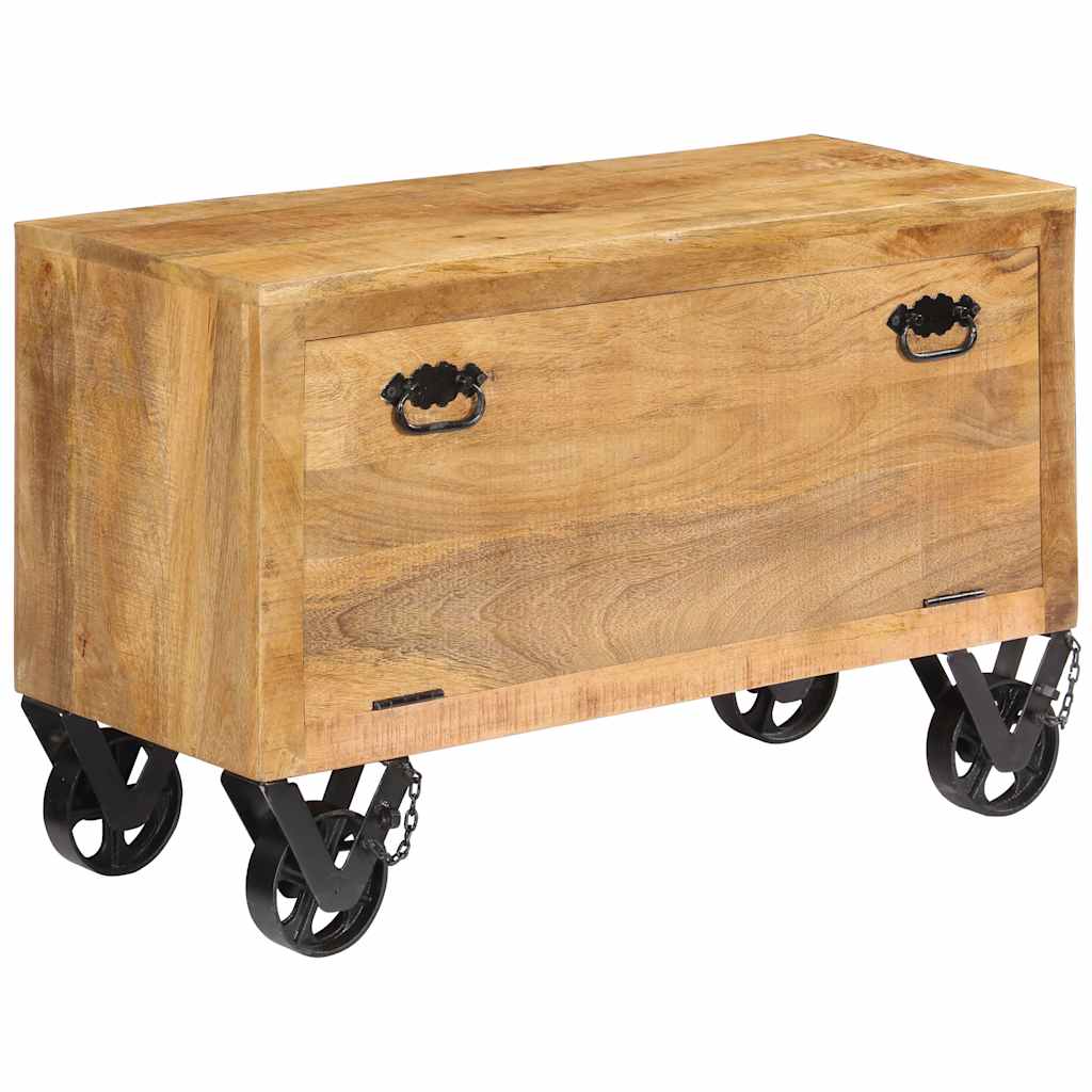 Armoire à chaussures 86x35x55 cm Bois de manguier solide - XIOS
