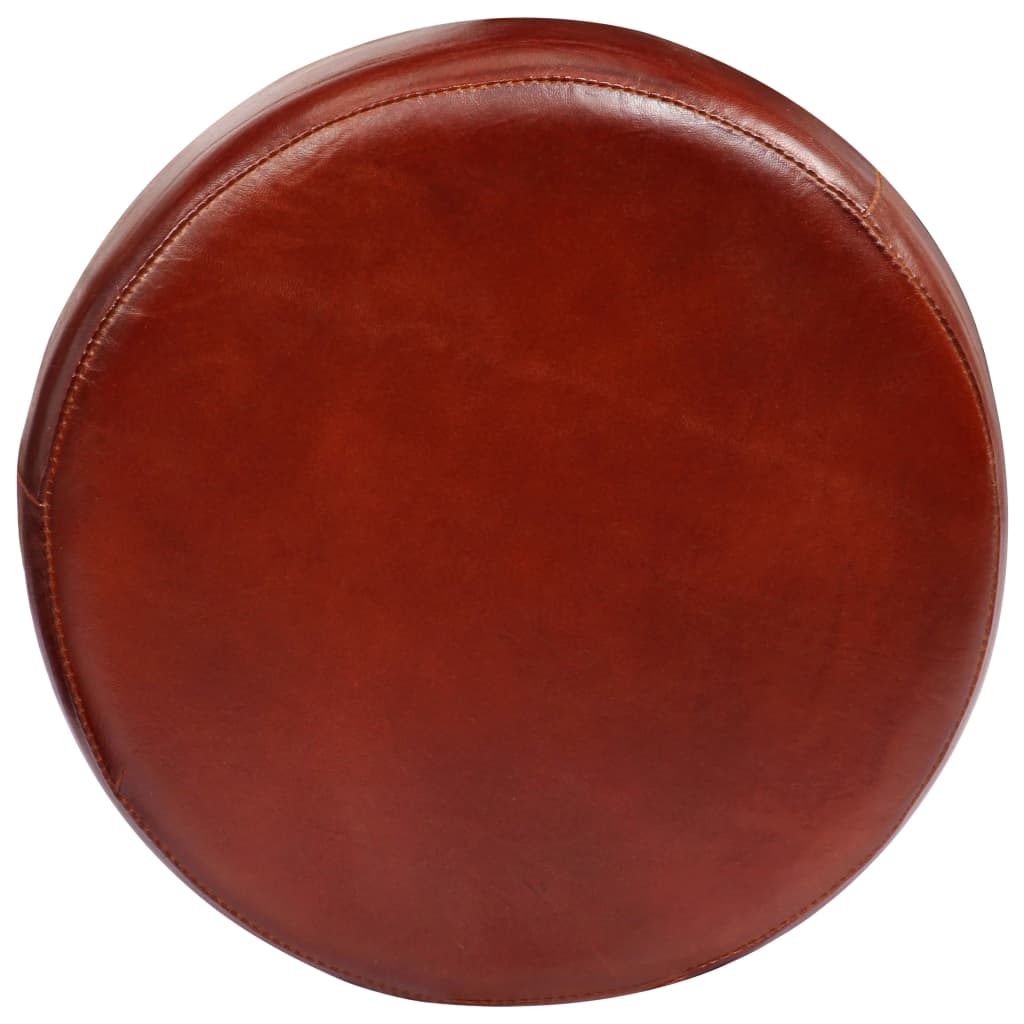 Tabourets de bar lot de 2 cuir véritable - XIOS