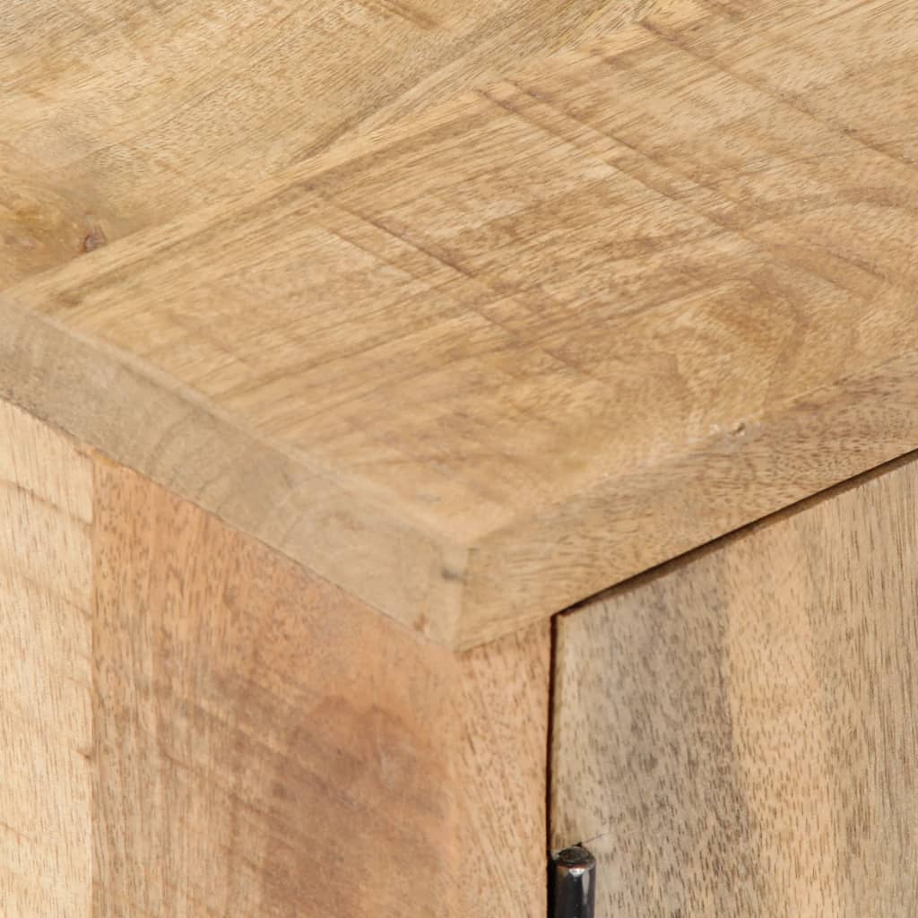 Meuble TV 140x30x40 cm Bois de manguier massif - XIOS