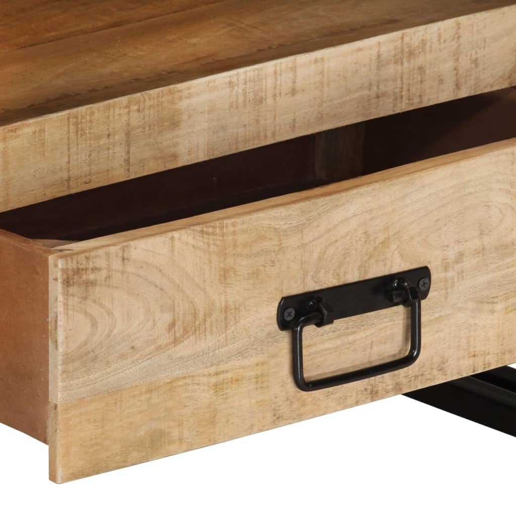 Meuble TV 100x30x45 cm Bois de manguier massif - XIOS