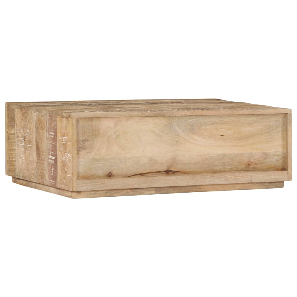 Table basse 90x60x30 cm Bois de manguier massif - XIOS