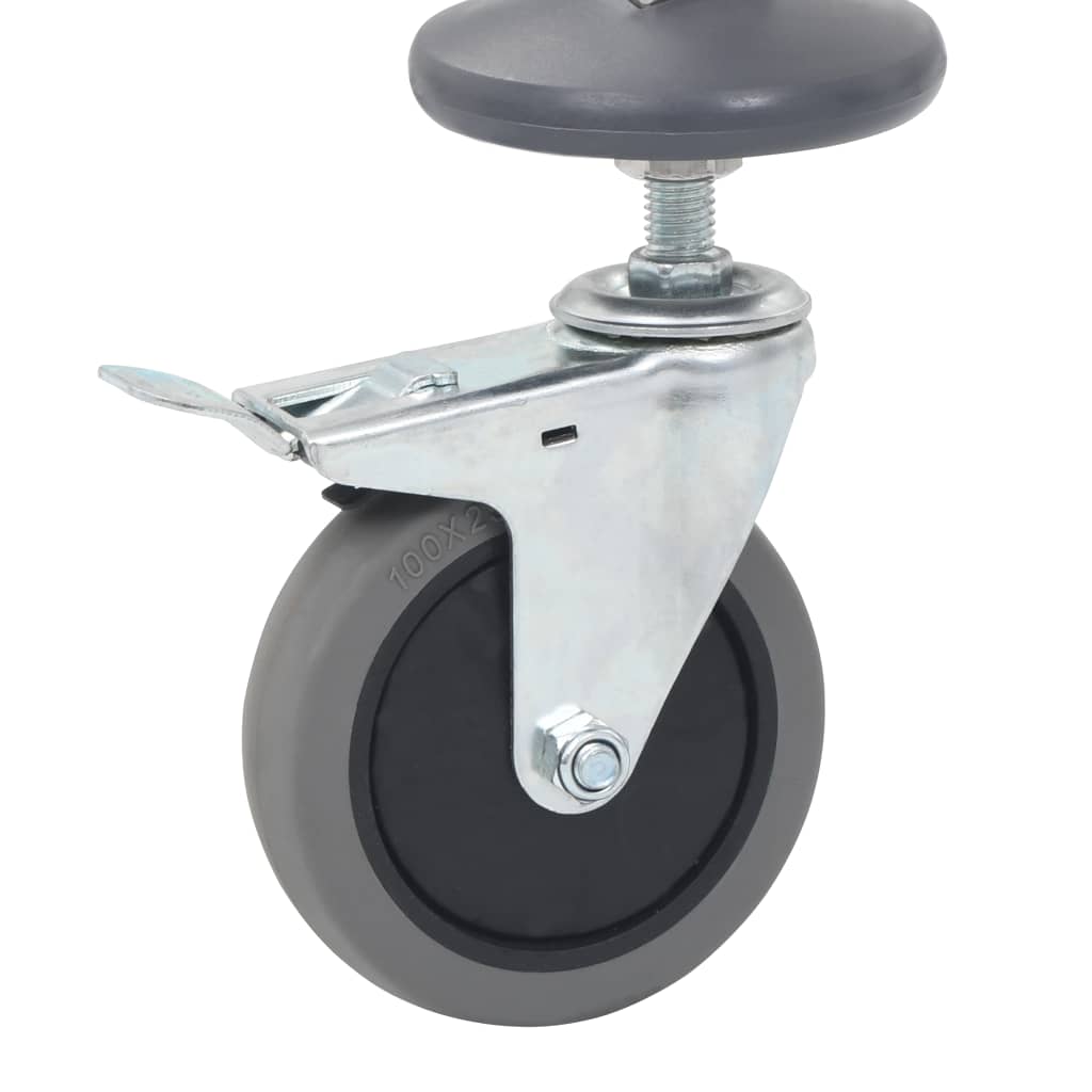 Chariot de cuisine pour 16 plateaux 38x55x163 cm Inox - XIOS