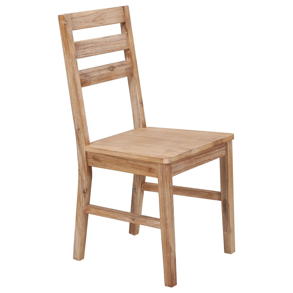 Chaises à manger lot de 6 bois d'acacia massif - XIOS