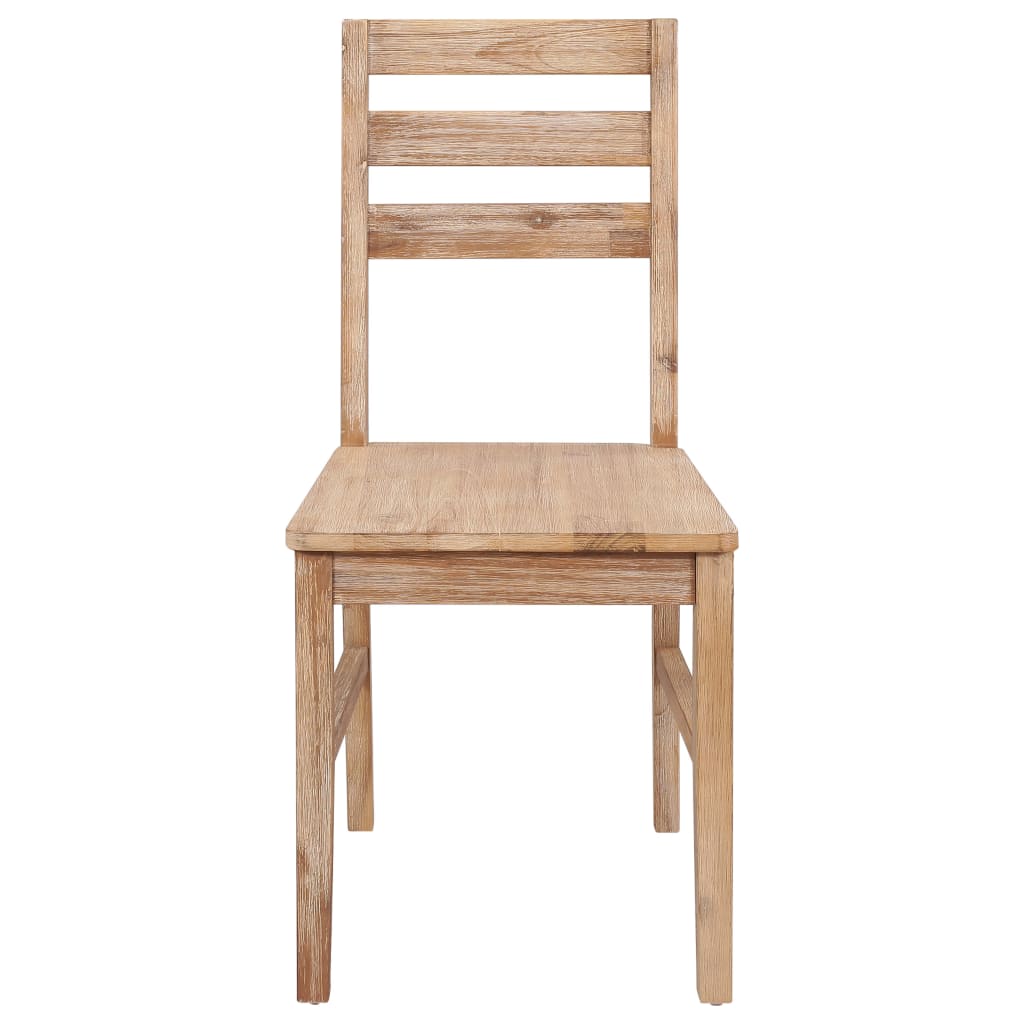Chaises à manger lot de 6 bois d'acacia massif - XIOS