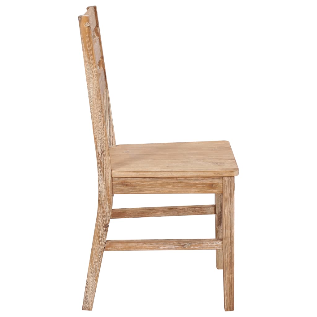 Chaises à manger lot de 6 bois d'acacia massif - XIOS