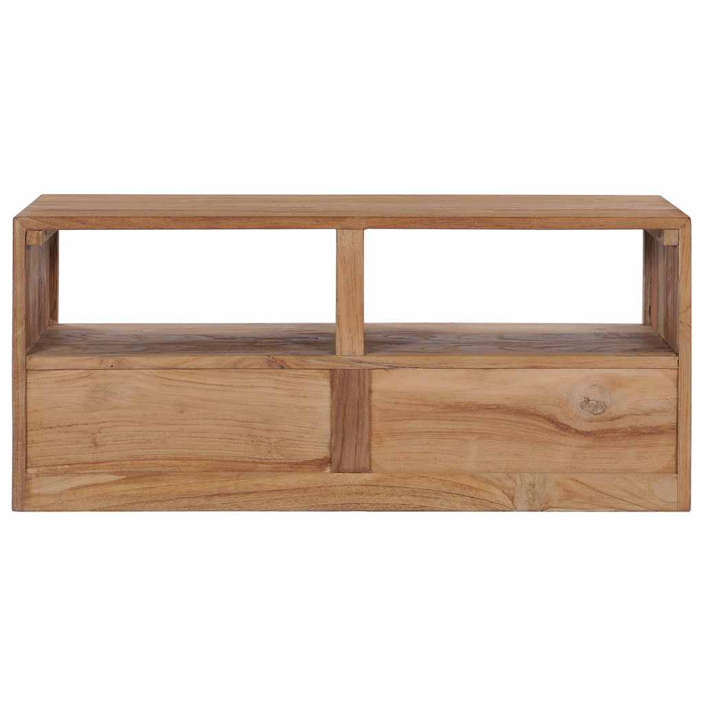 Meuble TV 90x30x40 cm bois de teck solide