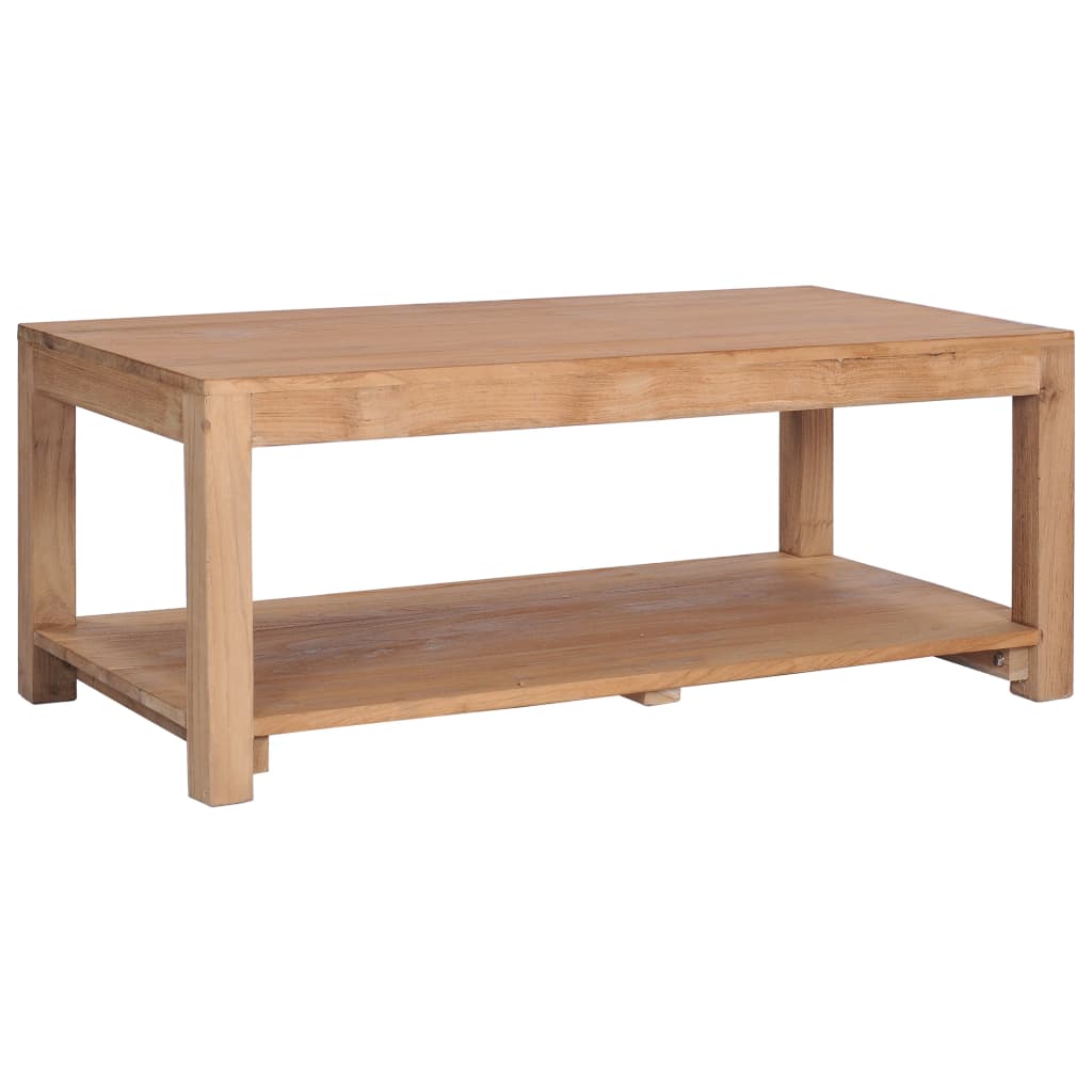 Table basse 100x50x40 cm bois de teck massif - XIOS