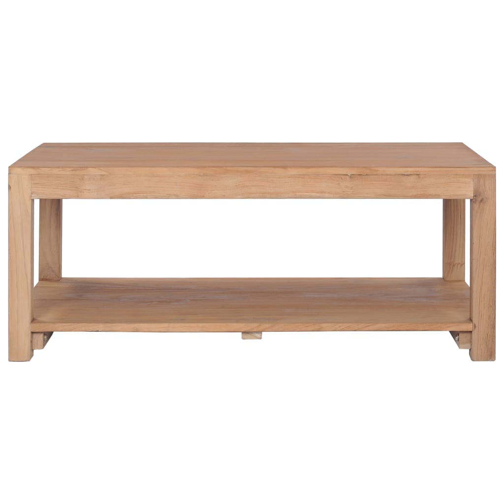 Table basse 100x50x40 cm bois de teck massif - XIOS