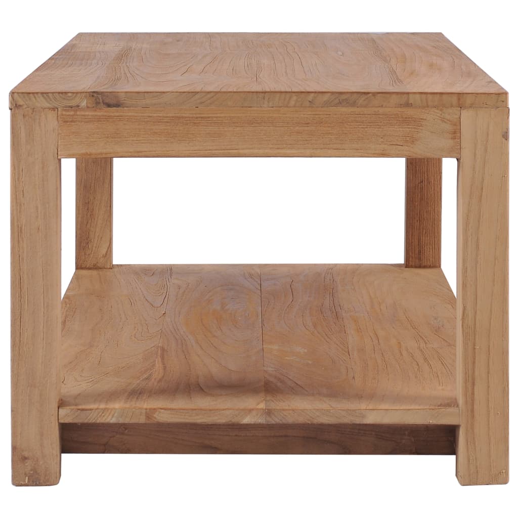 Table basse 100x50x40 cm bois de teck massif - XIOS