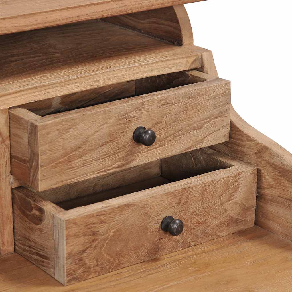 Bureau 90x50x100 cm bois de teck solide