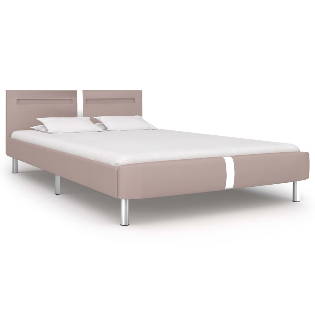 Cadre de lit avec LED sans matelas cappuccino 120x200 cm - XIOS