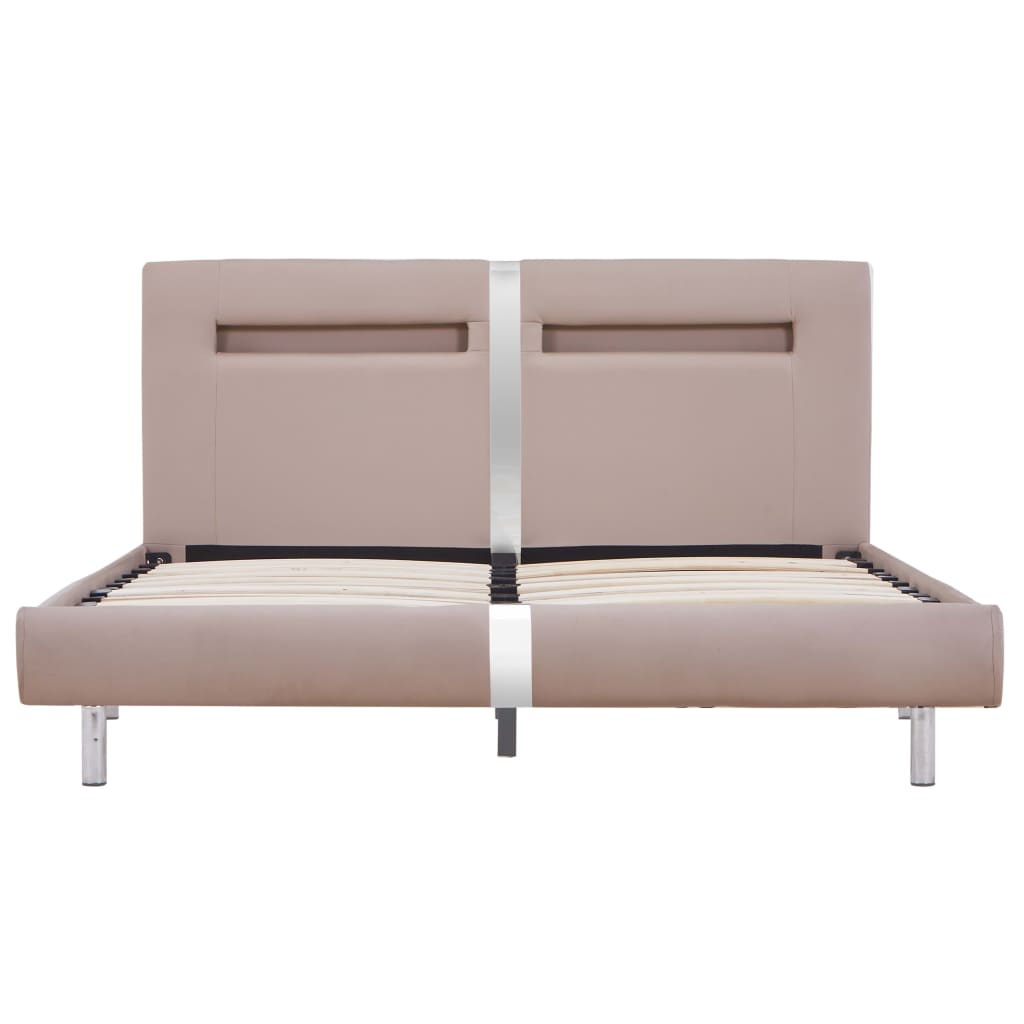 Cadre de lit avec LED sans matelas cappuccino 120x200 cm - XIOS