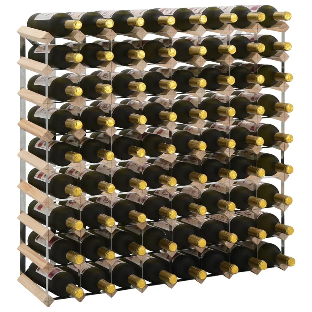 Casier à bouteilles pour 72 bouteilles Pinède solide - XIOS