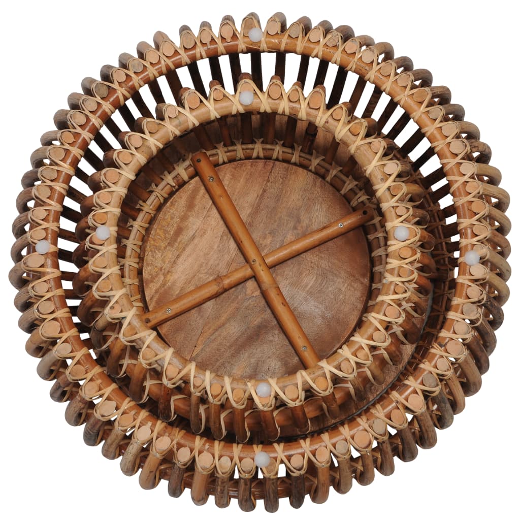 Tables basses 2 pcs Rotin naturel - XIOS