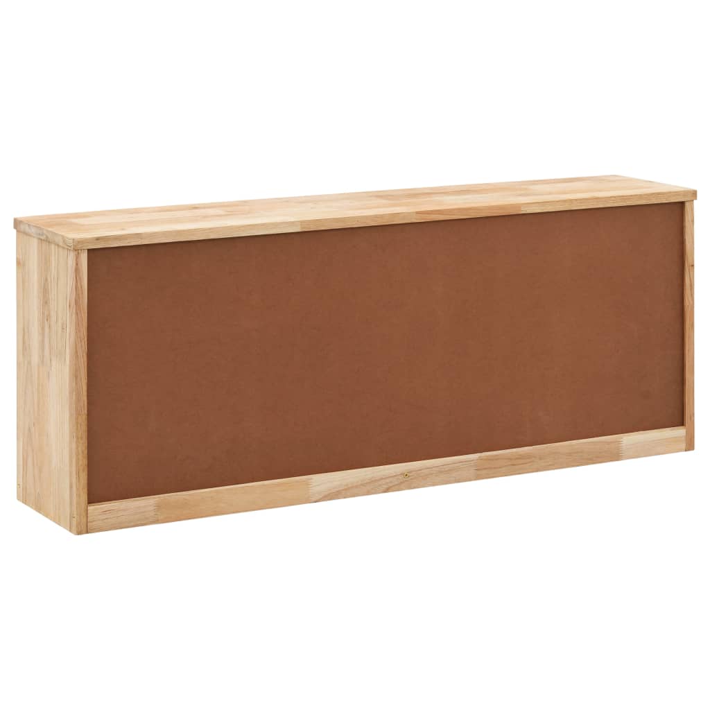 Banc de rangement de chaussures 94x20x38cm Bois massif de noyer - XIOS