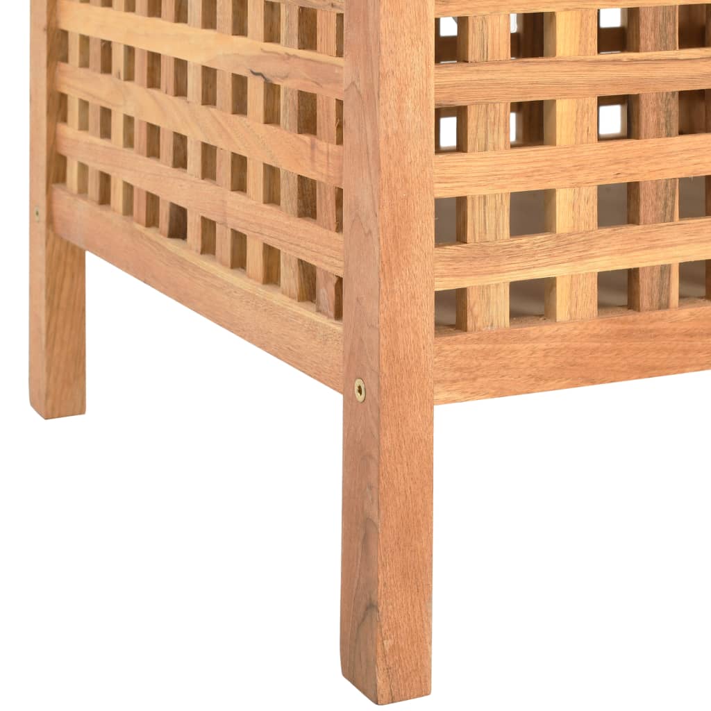 Banc de rangement 49x48x49 cm Bois de noyer massif - XIOS