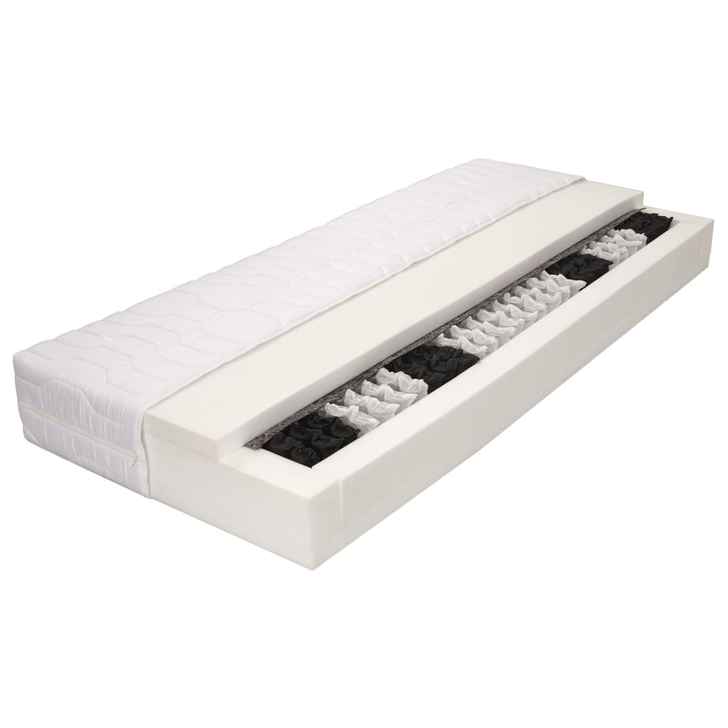 Matelas 100 x 200 cm 7 zones Ressort ensaché 20 cm H3 - XIOS