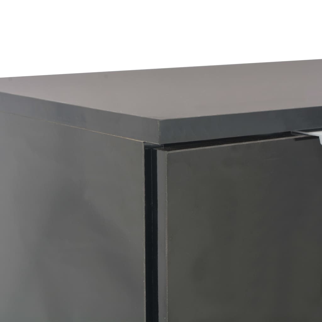 Buffet Noir brillant 107x35x80,5 cm - XIOS